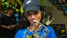 Rayssa Leal vence no fim e se torna tricampeã mundial de skate street (Foto: Reprodução / sls)