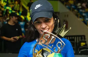 Rayssa Leal vence no fim e se torna tricampeã mundial de skate street (Foto: Reprodução / sls)