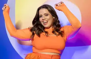 Tati Machado revela gravidez e emociona Ana Maria e Gil do Vigor no "Mais Você" (Foto: Reprodução)