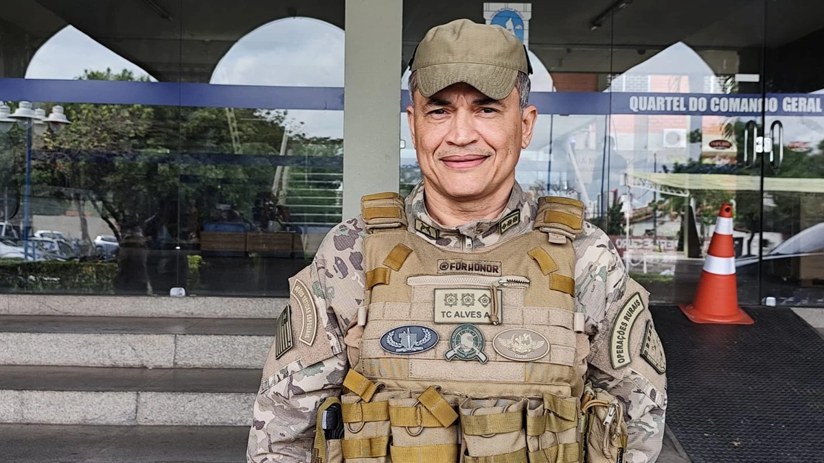 Tenente-Coronel Alves, comandante do BEPI