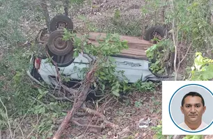 Tragédia em Pau D'Arco do Piauí: vereador eleito morre em acidente de carro (Foto: Reprodução)