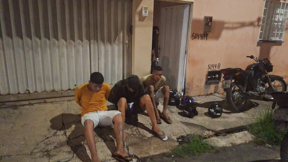 Trio é preso após confessar assaltos em Teresina