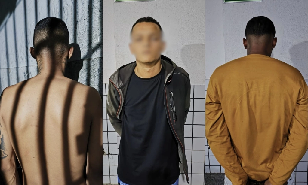 Trio é preso após confessar assaltos em Teresina