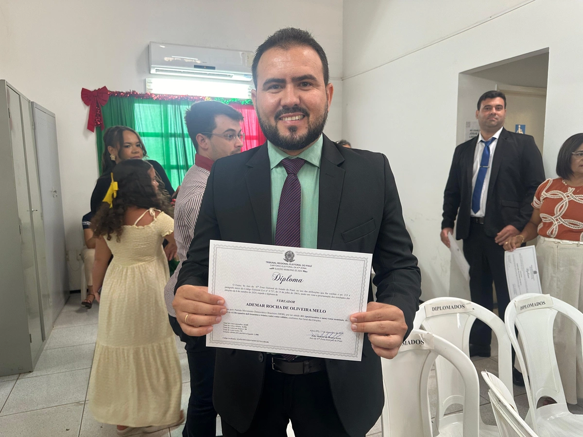 Vereador eleito de Novo Santo Antônio, Rochinha Melo