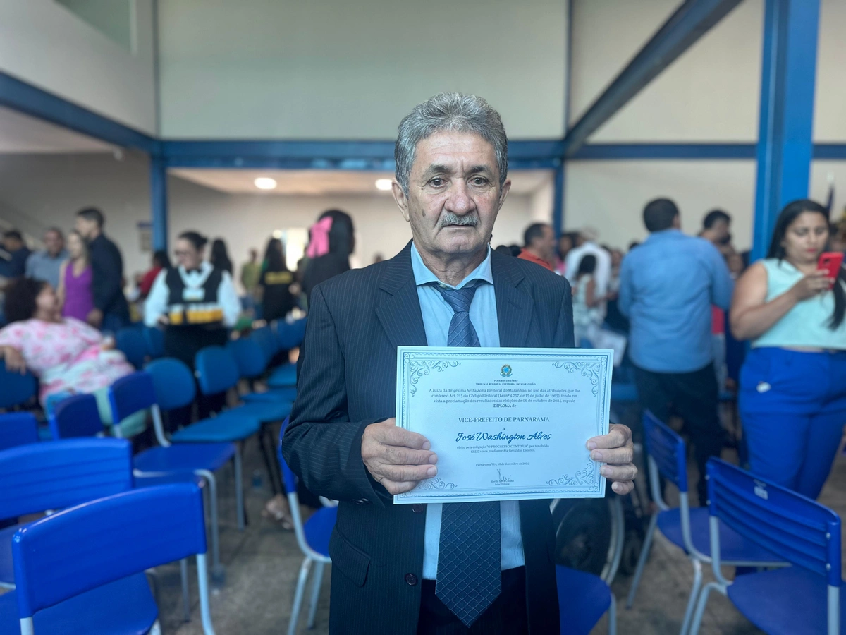 Vice-prefeito eleito de Parnarama, Zé Washington