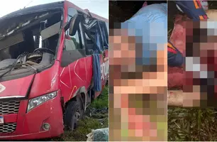 Acidente deixou feridos (Foto: Reprodução)