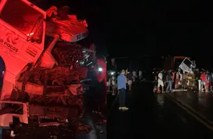 Acidente em Monsenhor Gil deixa homem em estado grave; Rodovia está fechada (Foto: Reprodução)