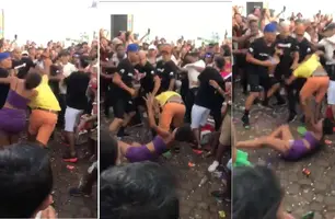 Agressão contra mulher (Foto: Reprodução)