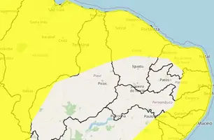 Alerta amarelo (Foto: Inmet)