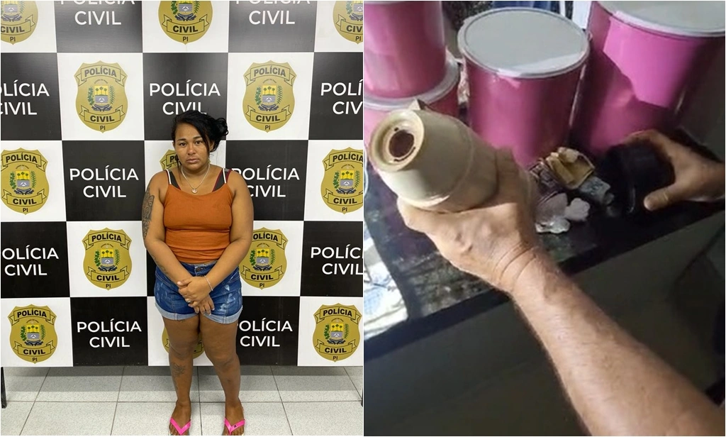 Amanda Valeria Rocha Alves e drogas encontradas pela polícia