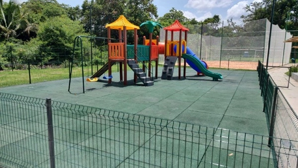 Área infantil no Parque Ambiental das Mangueiras Enoque Júnior