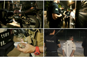 Blitzen resultam em três prisões e 19 pessoas conduzidas neste fim de semana (Foto: Reprodução)