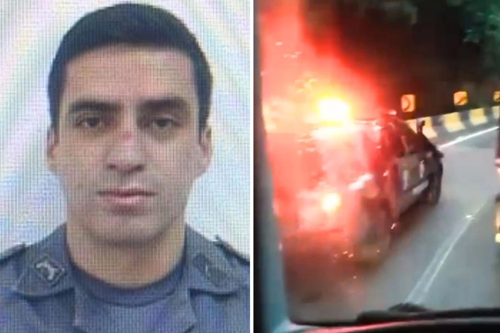 Câmera corporal mostra rosto do bandido que atirou e matou PM do Rotam