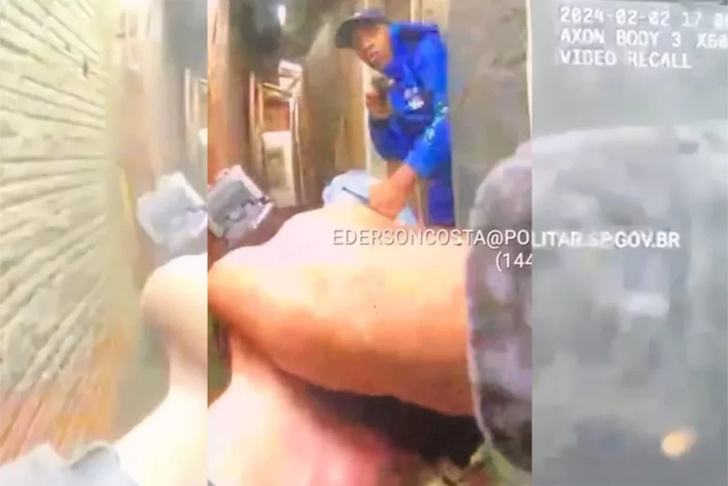 Câmera corporal mostra rosto do bandido que atirou e matou PM do Rotam