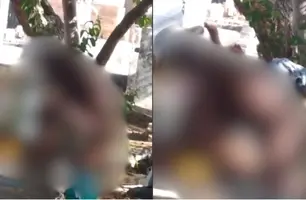 Casal é flagrado fazendo sexo em cemitério de Teresina (Foto: Reprodução/Redes Sociais)