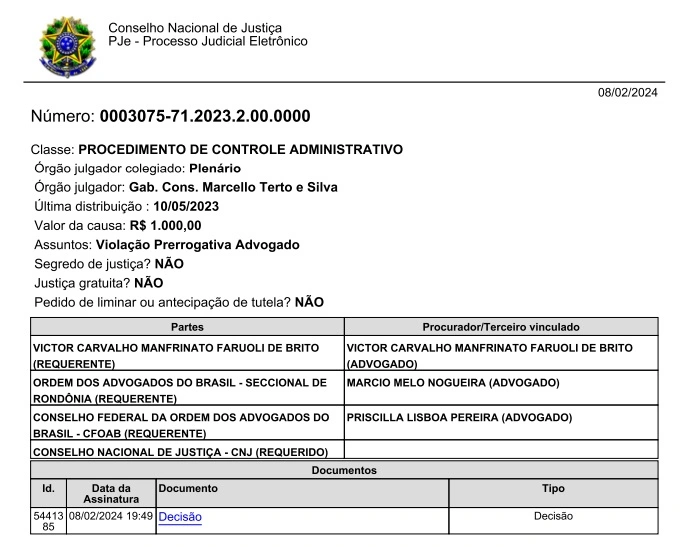 CNJ suspende resolução que restringia sustentação oral no TJ-PI