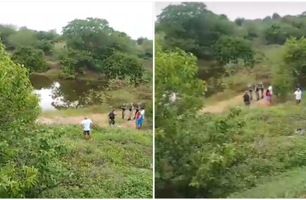 Corpo de homem é encontrado às margens do Rio Surubim em Campo Maior (Foto: Reprodução)