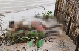 Corpo de pescador que caiu de canoa é encontrado às margens de rio em Parnaíba (Foto: Reprodução)
