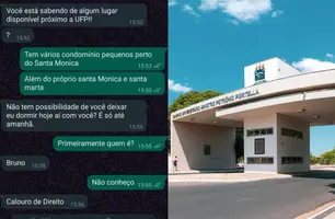 Estudantes da UFPI denunciam assédio e ameaças de ‘calouro’ por mensagens (Foto: Reprodução)