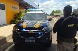Foragido da Justiça do Alagoas é preso pela PRF em Floriano (Foto: Divulgação/PRF)