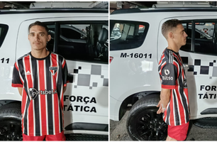 Foragido da Justiça do Piauí é preso enquanto assisitia jogo no Morumbi (Foto: Reprodução)