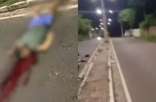 Homem morre após colidir moto com poste na zona Leste de Teresina (Foto: Reprodução)