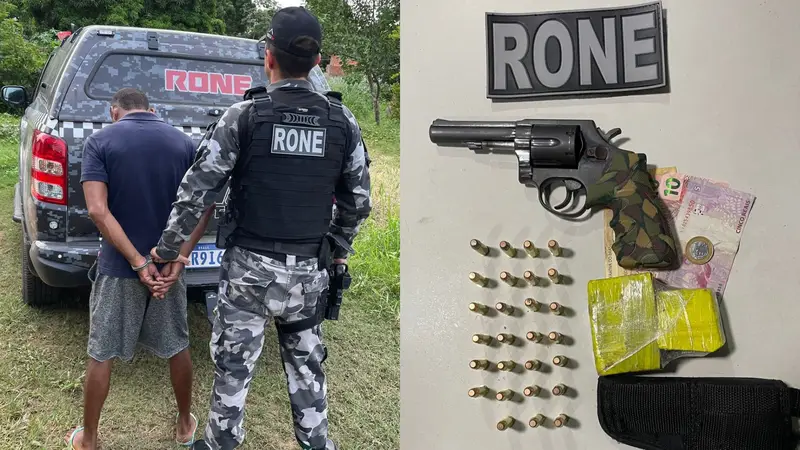 Homem Se Assusta Com Polícia Tenta Fugir E Acaba Preso Na Zona Sul De