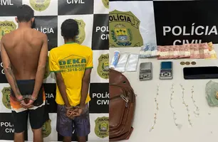 Homens acusados de tráfico de drogas são presos em Buriti dos Lopes (Foto: Reprodução)