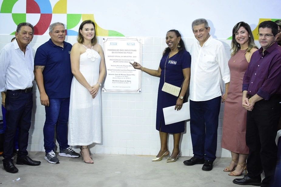 Inauguração de nova escola do SESI em Picos