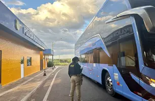 Jovem é presa em flagrante após furtar passageiros do Guanabara em Piripiri (Foto: Reprodução)