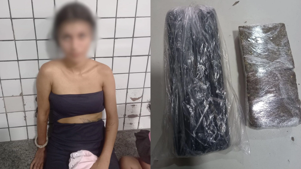 Jovem é presa transportando mais de 2kg de maconha na zona Sudeste de Teresina