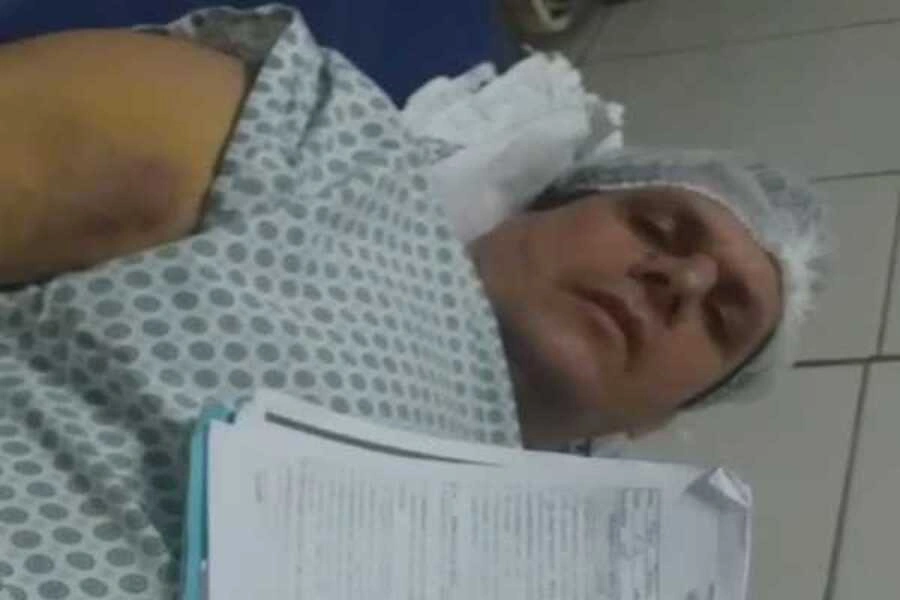 Mário Novais esperando atendimento para cirurgia