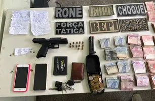 Material apreendido (Foto: Divulgação/SSP)