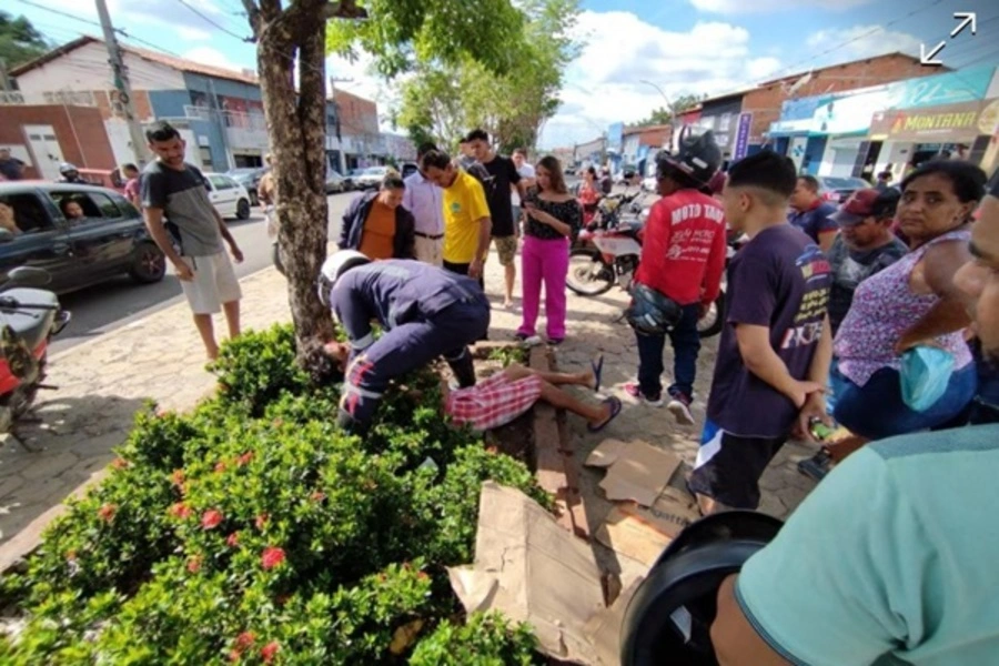 Morador de rua agredido a pauladas no centro de Timon morreu no hospital