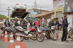 Mais de 40 motos são apreendidas em menos de duas horas de blitz no Piauí