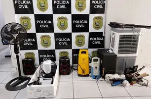 Objetos furtados eram trocadas por drogas (Foto: Reprodução)