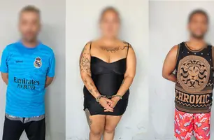Polícia Militar prende três pessoas suspeitas de tráfico de drogas em Parnaíba (Foto: Reprodução)