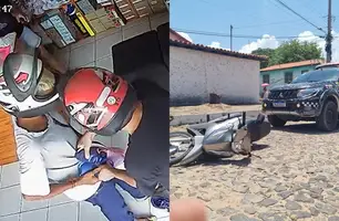 Polícia recupera motocicleta roubada que era usada para assaltos em Parnaíba (Foto: Reprodução)