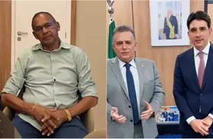 Prefeito Dr. José Luís, deputado Flávio Nogueira e ministro Silvio Costa Filho, respectivamente (Foto: Reprodução)