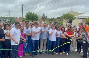 Rafael Fonteles entrega primeira obra do Orçamento Participativo em Teresina (Foto: Tiago Moura / Conecta Piauí)