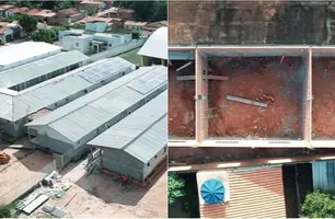 Reformas em escolas no município de Baixa Grande do Ribeiro (Foto: Reprodução)