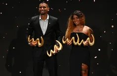 Rodrigo Soares e Adriele Rocha são eleitos os melhores do mundo no Beach Soccer