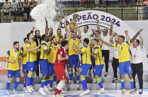 Seleção Brasileira é campeã da Copa América de Futsal (Foto: CONMEBOL)