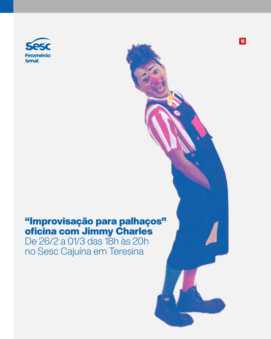 Sesc Cajuína, em Teresina, sedia oficina sobre a arte da improvisação