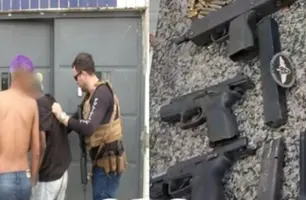 Suspeitos de terem cometido o crime (Foto: Reprodução)