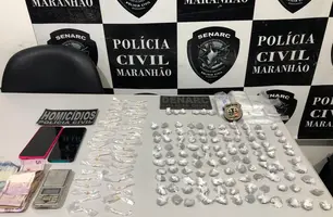 Timon: Polícia prende três mulheres na Vila do Beco com muita droga para vender (Foto: Reprodução)