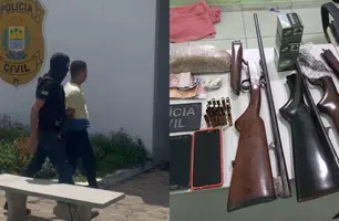 Traficante tenta fugir, bate em viatura e é preso em Parnaíba (Foto: Reprodução)