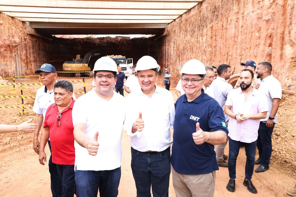 Visita técnica às obras de rebaixamento da BR-343