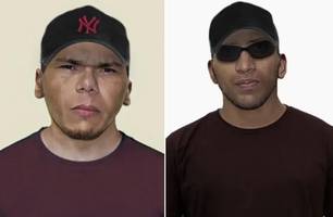 Acima os dois fugitivos do presídio de segurança máxima de Mossoró (Foto: Divulgação)