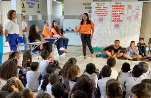 Agentes de Saúde palestram sobre Dengue em escola de Baixa Grande do Ribeiro (Foto: Reprodução)